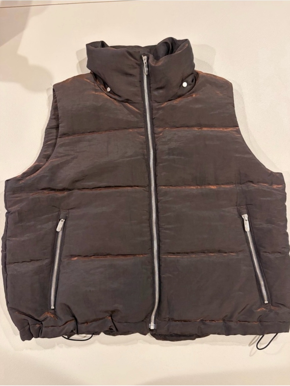 Women’s brown * iridescent* Wunder Puff Vest